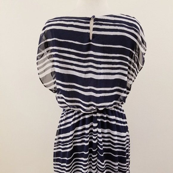 💖3 for $10  - LUSH Navy & White Stripe Dress - XL - Picture 8 of 14